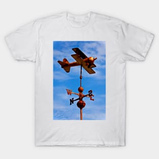 Biplane weather vane T-Shirt